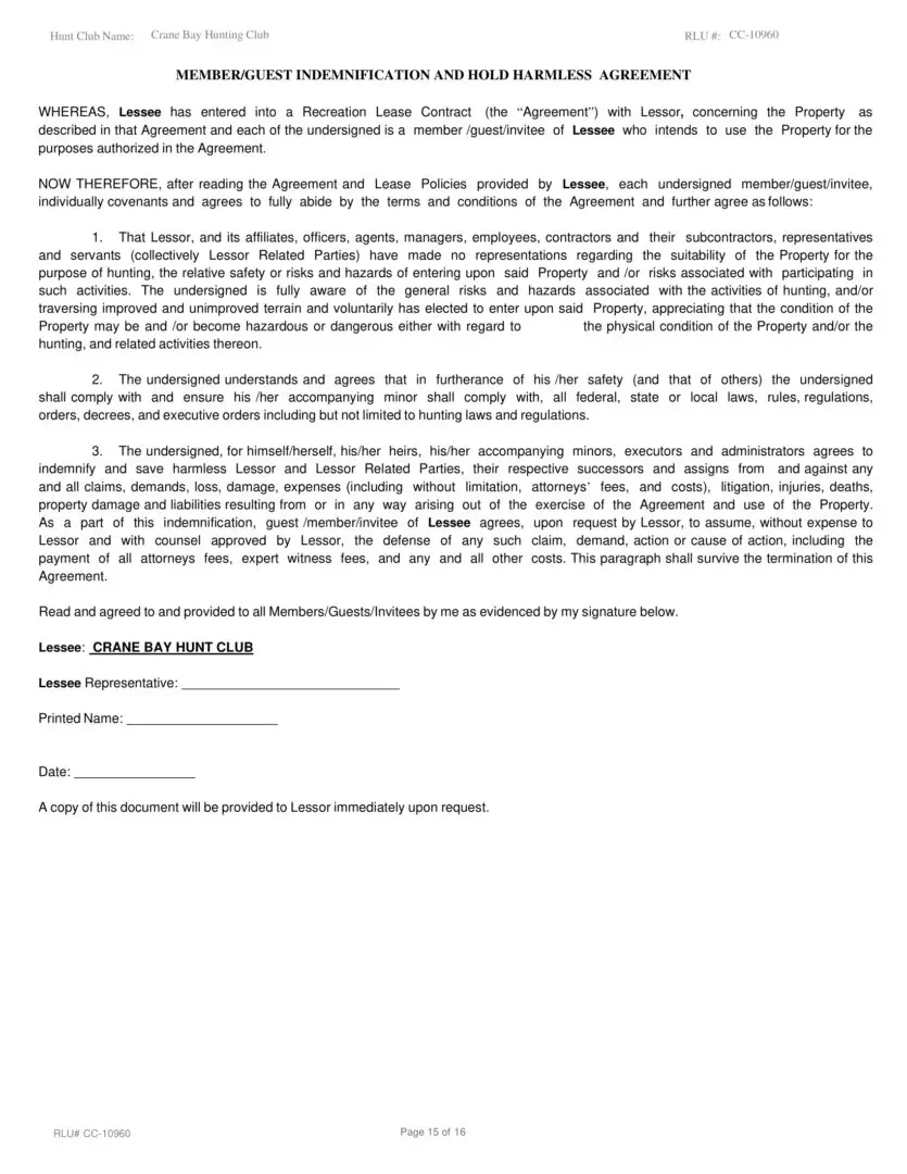 A picture of an agreement that is in the form of a letter.